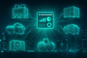 Smart maintenance monitoring system for HVAC and district cooling networks.